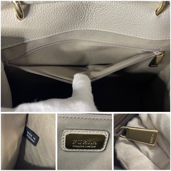 Furla Julia 2 way Gray Leather Handbag and Shoulder Bag - Picture 17 of 17